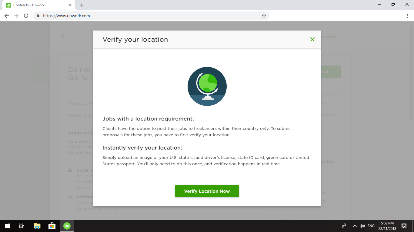 How To Verify Location On Upwork
